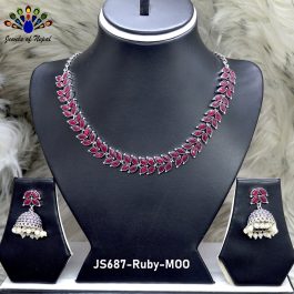 Jewels Of Nepal Multi Coloured Stone Embellishment Jewellery Set For Women