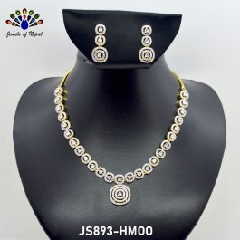 Jewels Of Nepal American Diamond Minimalist Jewellery Set For Women (Copy)