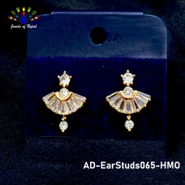 Jewels of Nepal 5A Cubic Zirconia / Australian Diamond  Ear Studs For Women