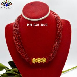 Gold Plated Tilahari Beaded Potey For Women