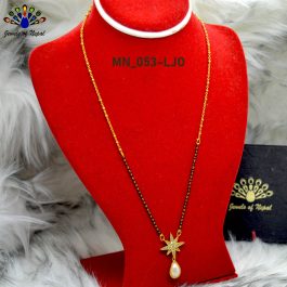 Faux Moti Drop Star Designed Panchadhaatu Mangalsutra For Women