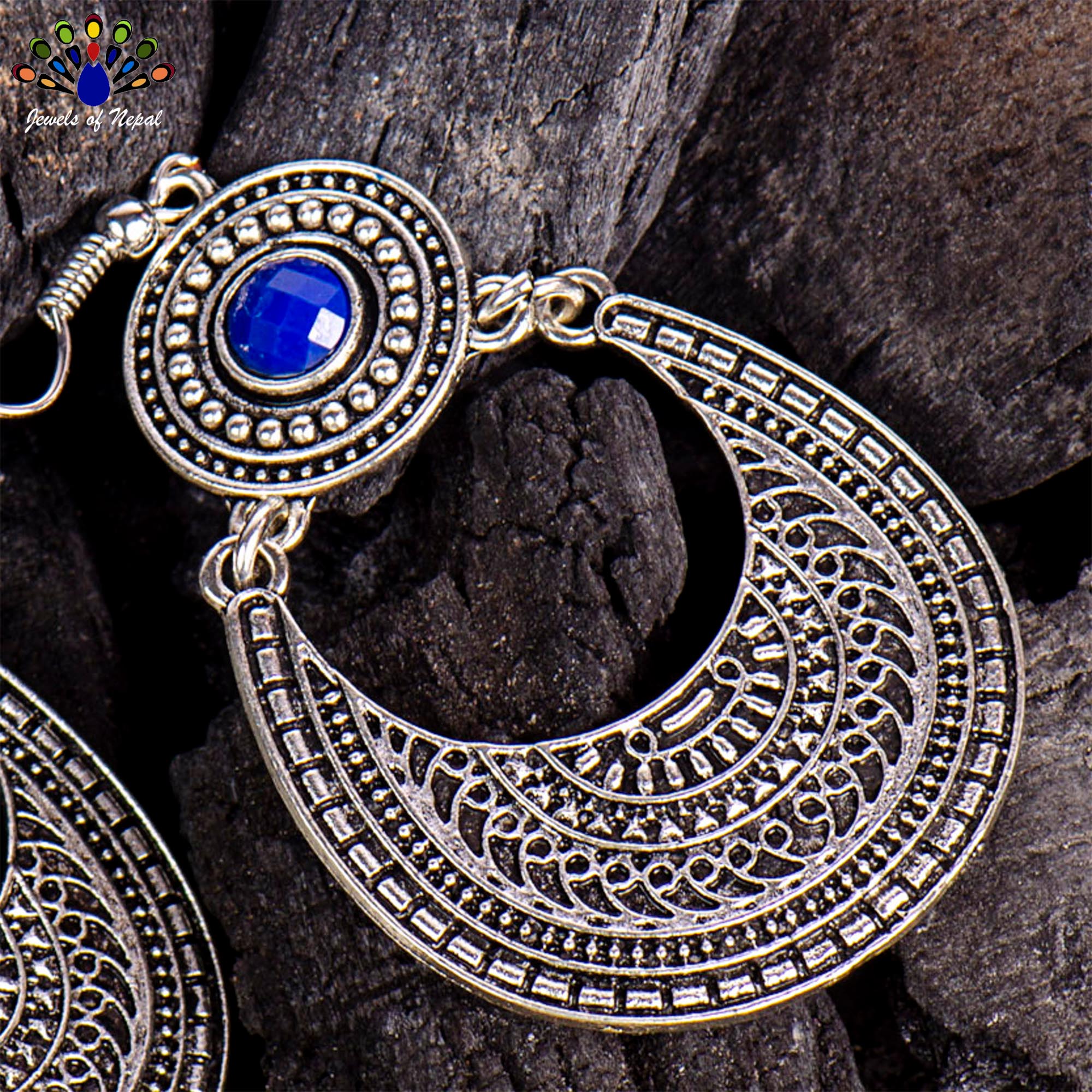 Silver/Golden Chandbali Drop Dangling Earrings For Women - Image 11