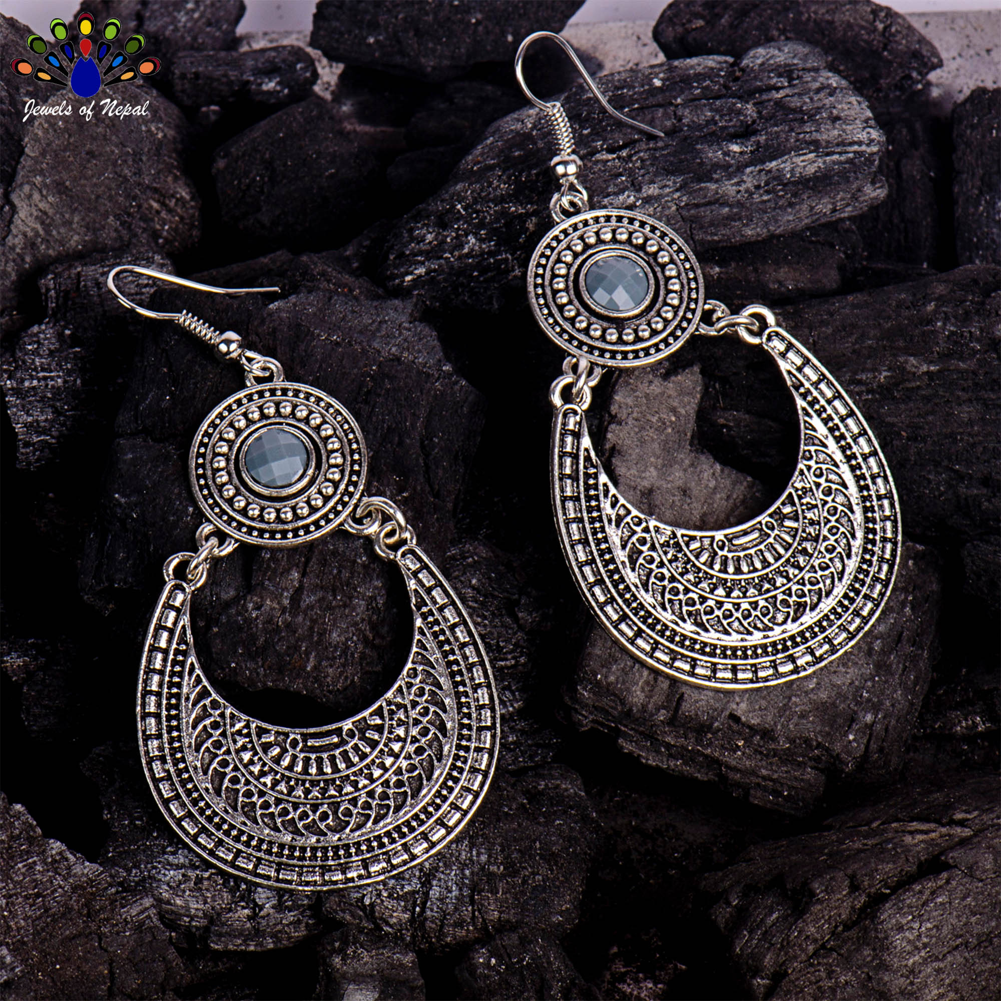 Silver/Golden Chandbali Drop Dangling Earrings For Women - Image 18