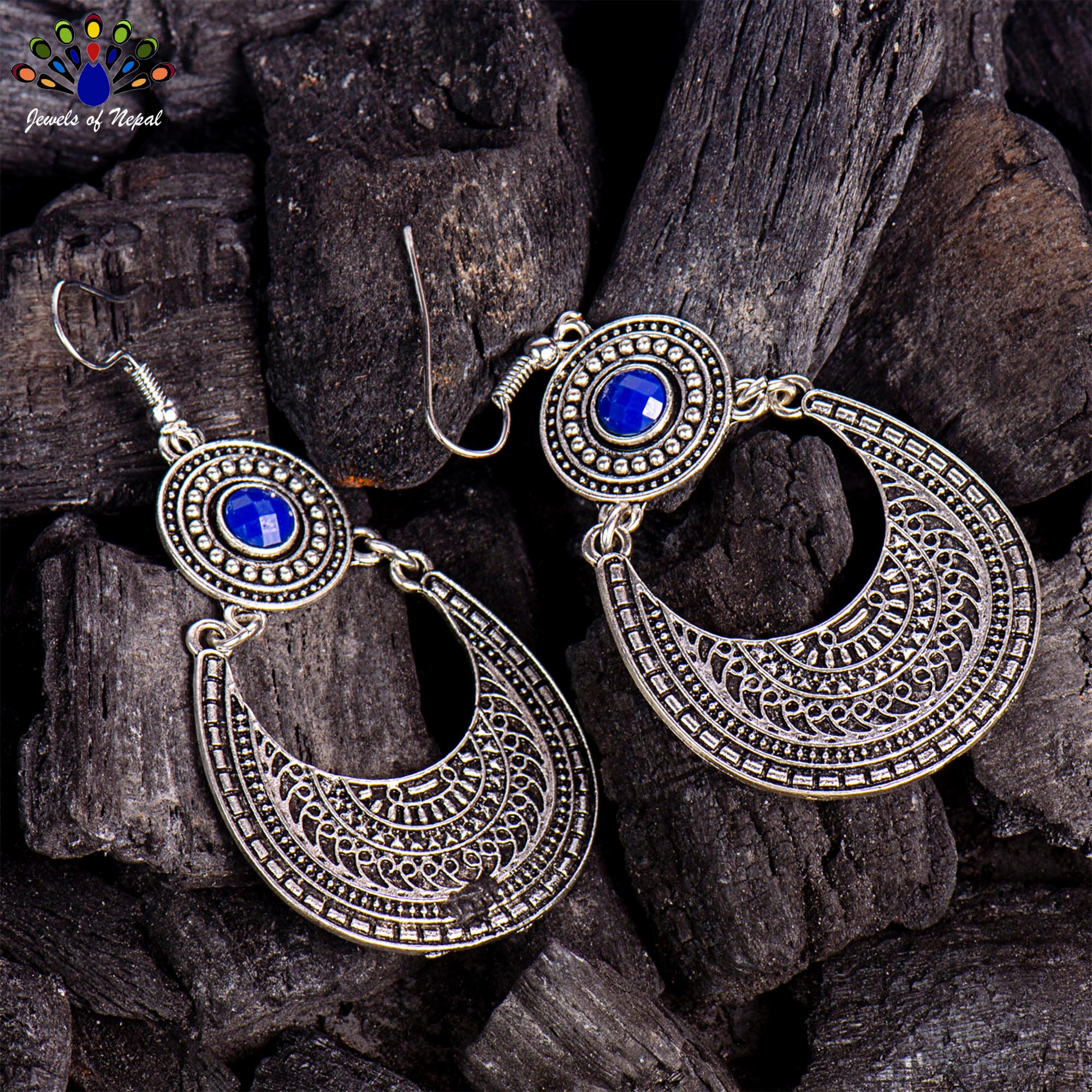 Silver/Golden Chandbali Drop Dangling Earrings For Women - Image 12