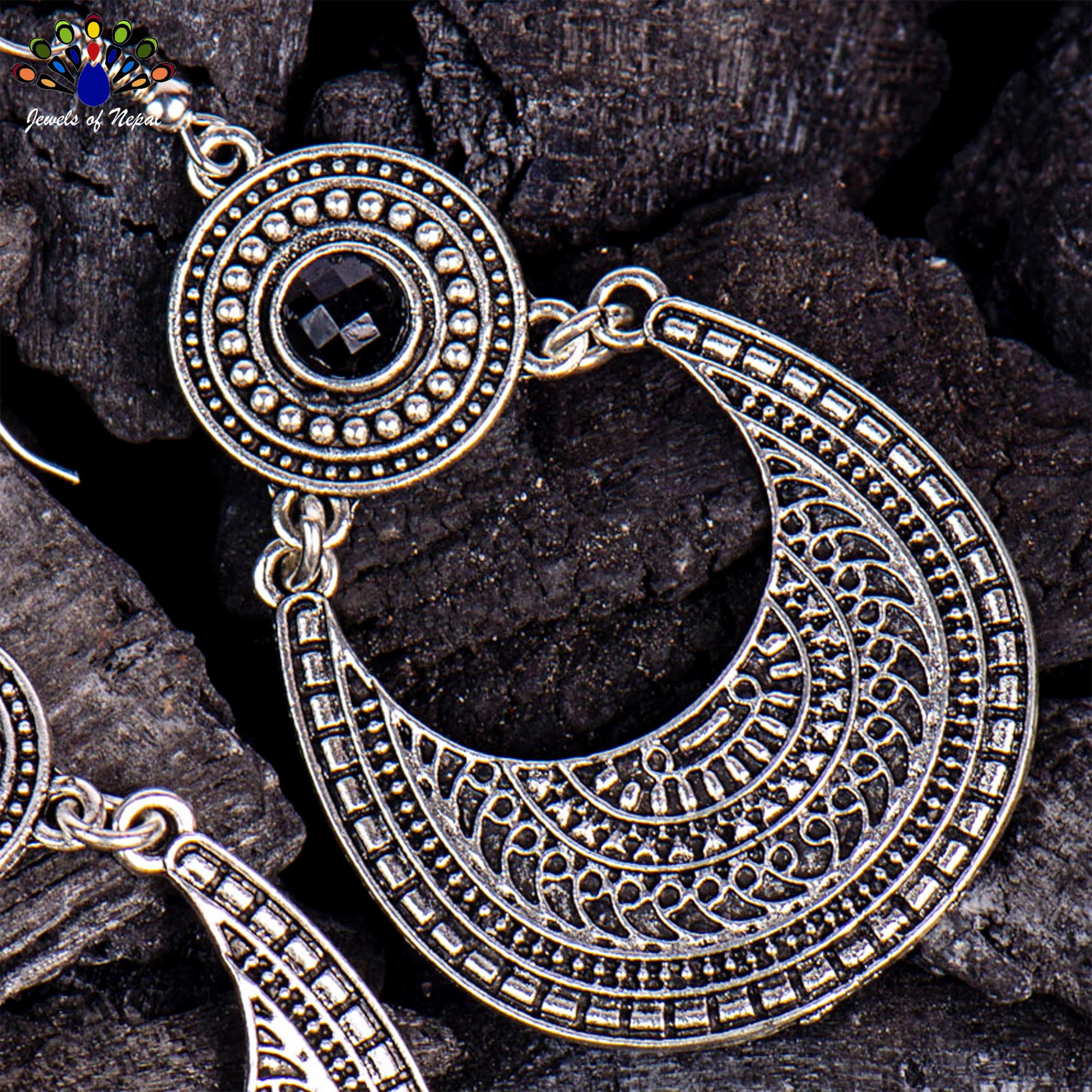 Silver/Golden Chandbali Drop Dangling Earrings For Women - Image 14