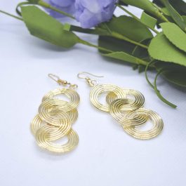 Stylish Round Loops Dangling Earrings For Women