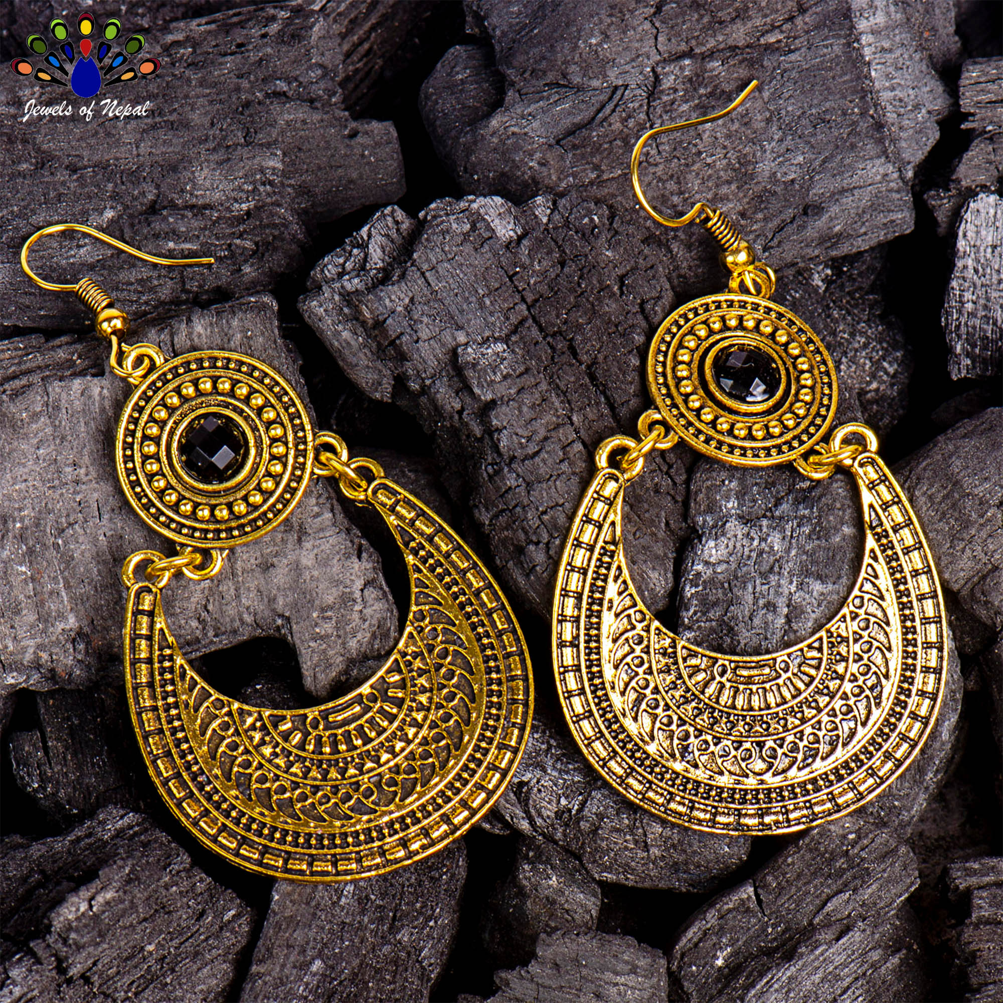 Silver/Golden Chandbali Drop Dangling Earrings For Women - Image 9