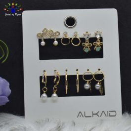 Korean HQ Set Earrings - Jewels of Nepal