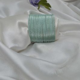 Jewels of Nepal Light Mint Bangles / Chura / Churi For Women- 2 dozens (24pcs)