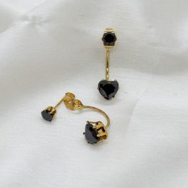 Jewels of Nepal Simulated Faux Stones Studded Stud Earrings For Women