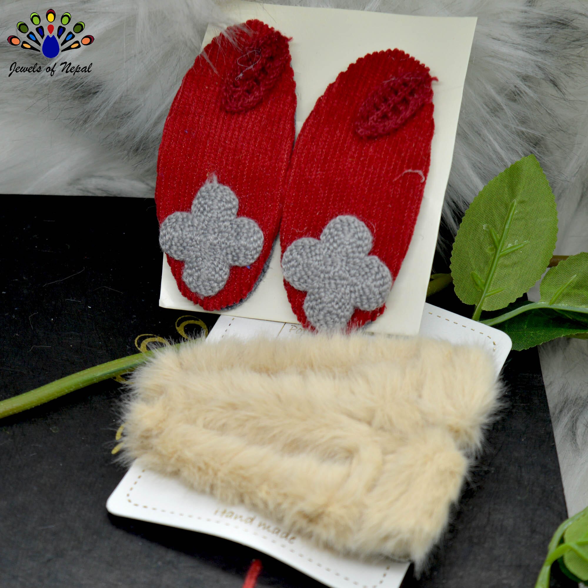 Jewels of Nepal- Combo of Teen Style Hair Clip Set For Women- 4 pcs - Image 9