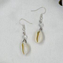 Jewels Of Nepal Shell & Faux Crystal Earrings For Women