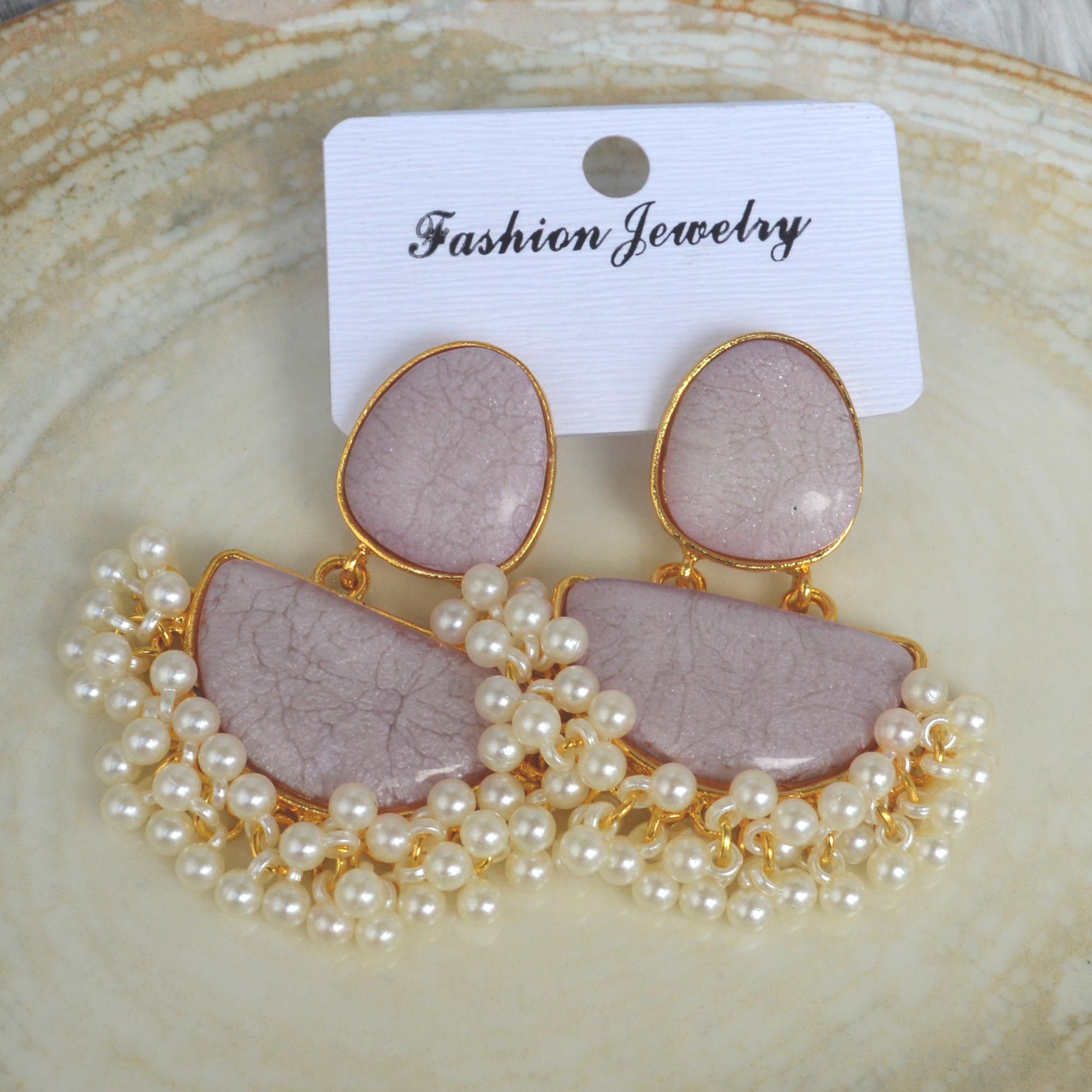 Jewels Of Nepal New Design Beads Fringe Earrings For Women - Image 3