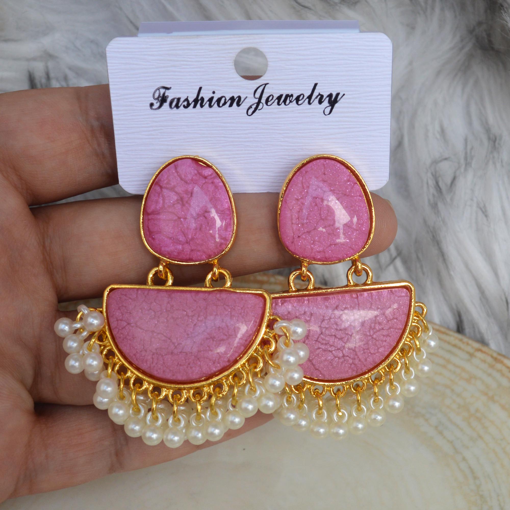 Jewels Of Nepal New Design Beads Fringe Earrings For Women - Image 5