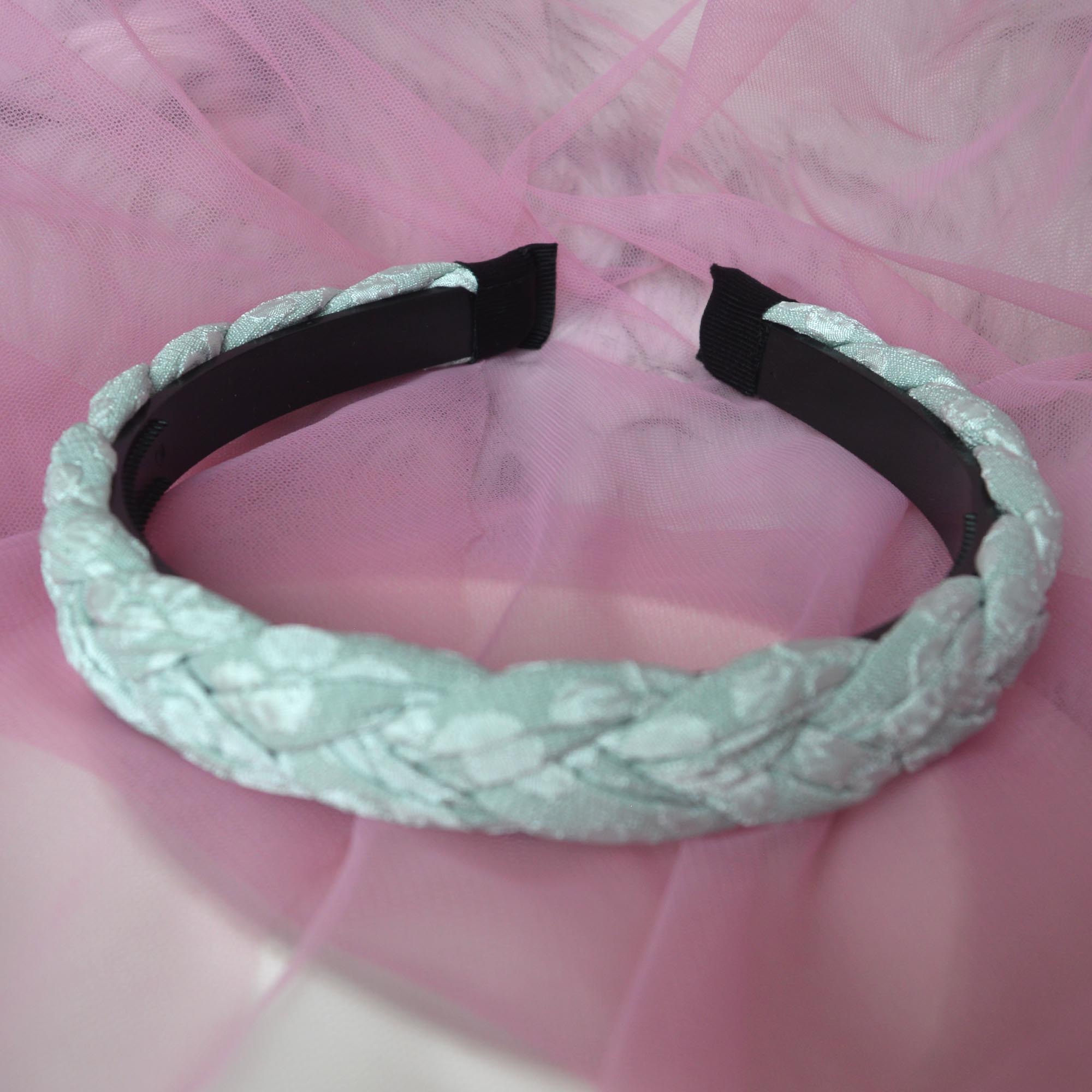 Jewels Of Nepal Braided Design Hair Band/ Hairband For Women - Image 2