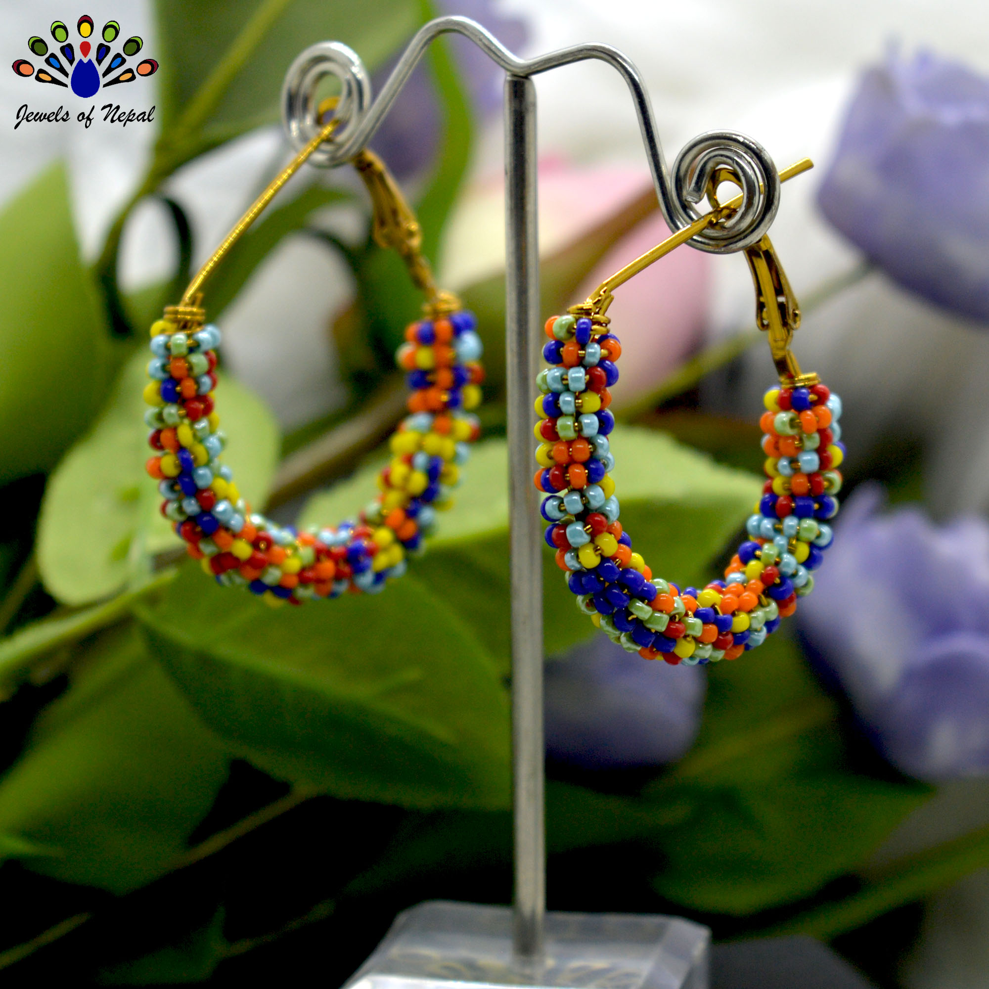 Combo Of 4 Medium Sized Hoop Earrings For Women - Image 3