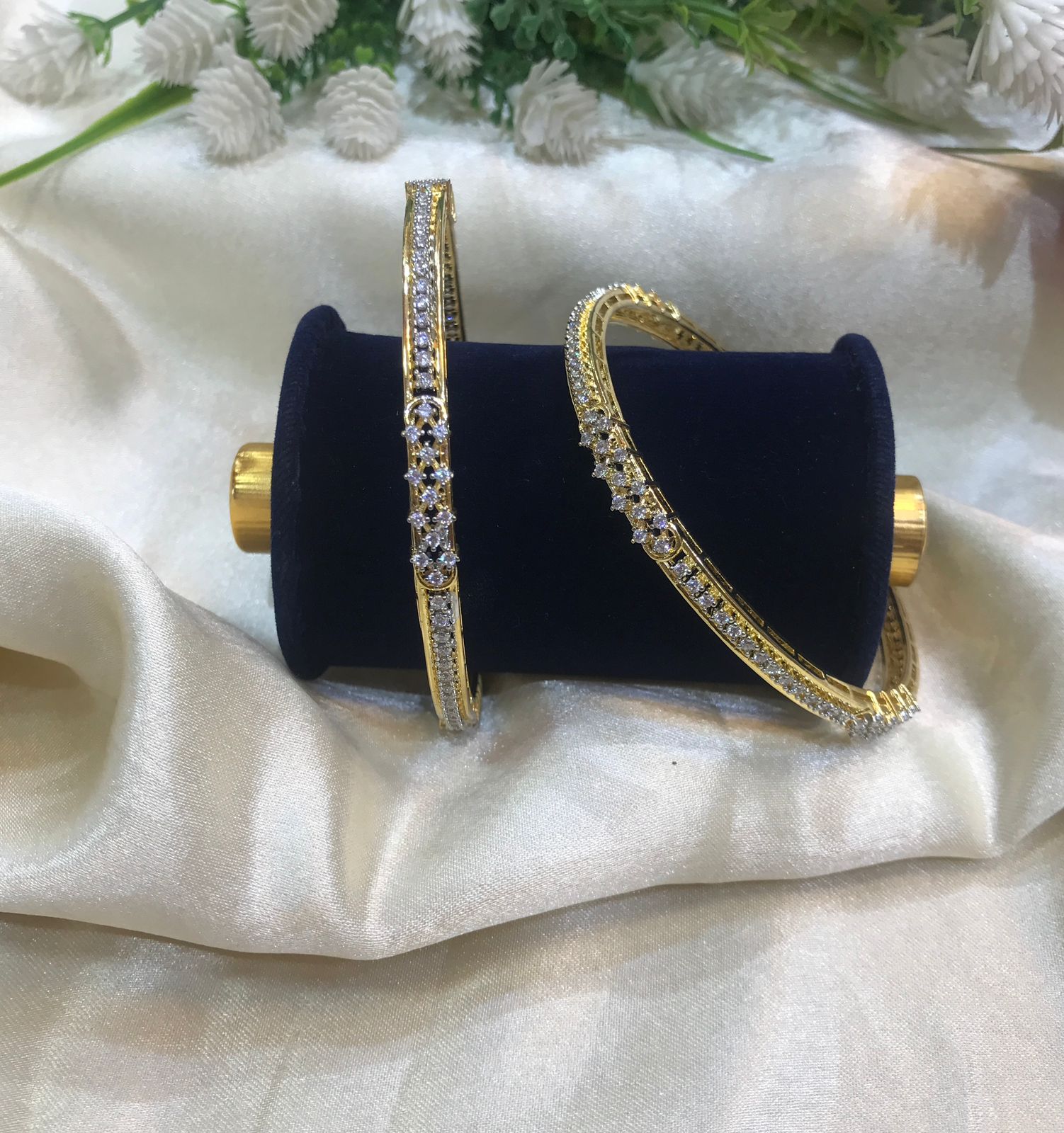 Australian Bangles for Women – Gold Plated Party Wear Bracelets – Bridal & Wedding Jewelry