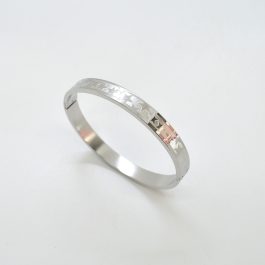 Jewels of Nepal Stainless Steel Bracelet (Lock Style) for Unisex