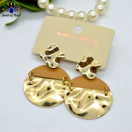 Golden Stylish Geometric Dangling Earrings