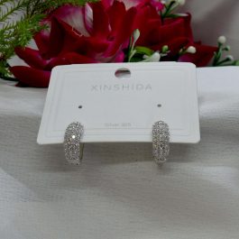 Jewels of Nepal CZ Stones Studded Juli Style Earrings for Women