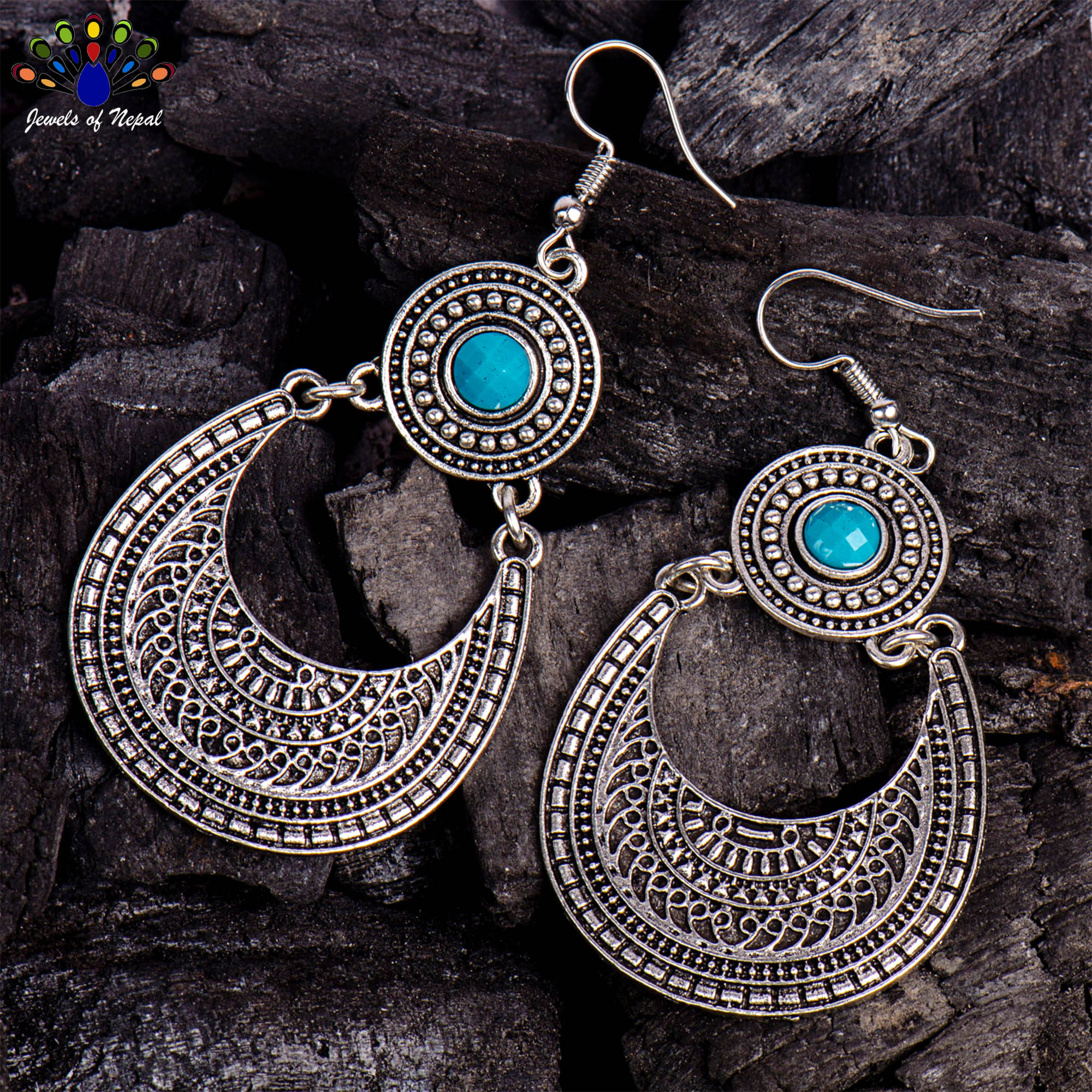 Silver/Golden Chandbali Drop Dangling Earrings For Women - Image 6