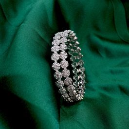 Jewels Of Nepal American Diamond/Cubic Zirconia AAA Stone Studded Bangles for Women