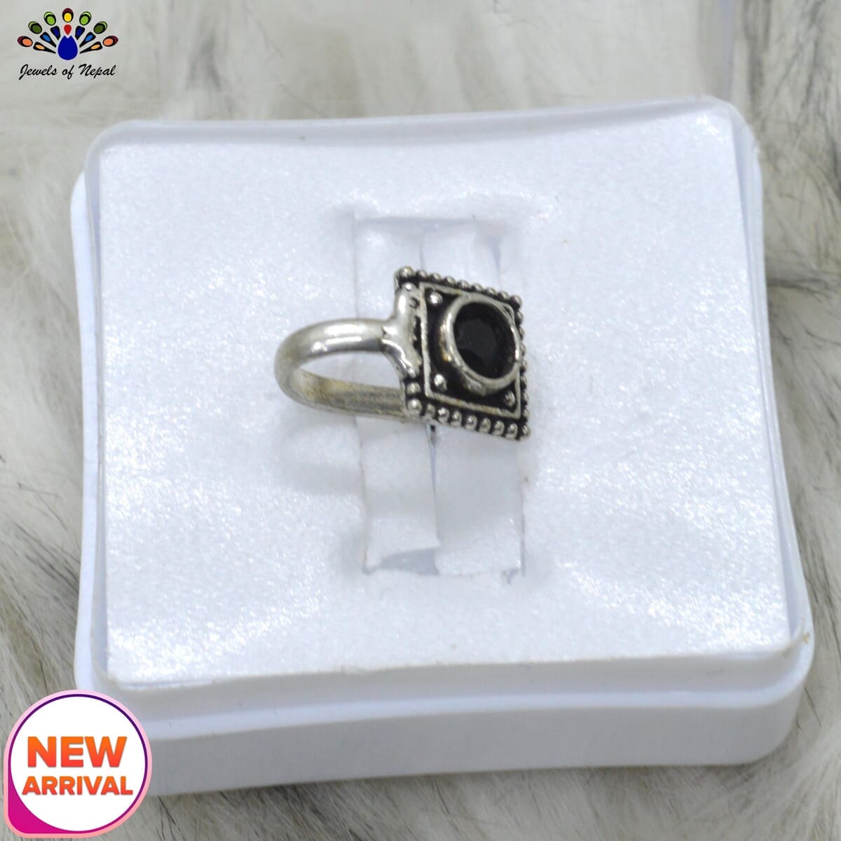 Oxidized Silver Toned Stone Clip on Nose Ring / Nathi/ Nathiya For Women- 1pc - Image 57