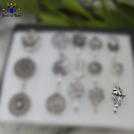 Oxidized Silver Toned Clip on Nose Ring/ Nathi / Nathiya For Women- 1pc