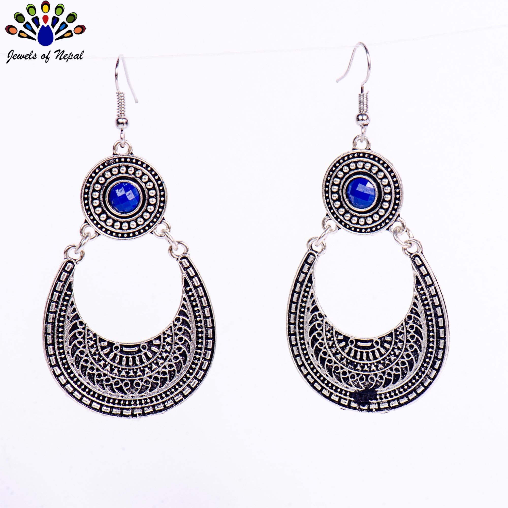 Silver/Golden Chandbali Drop Dangling Earrings For Women - Image 10