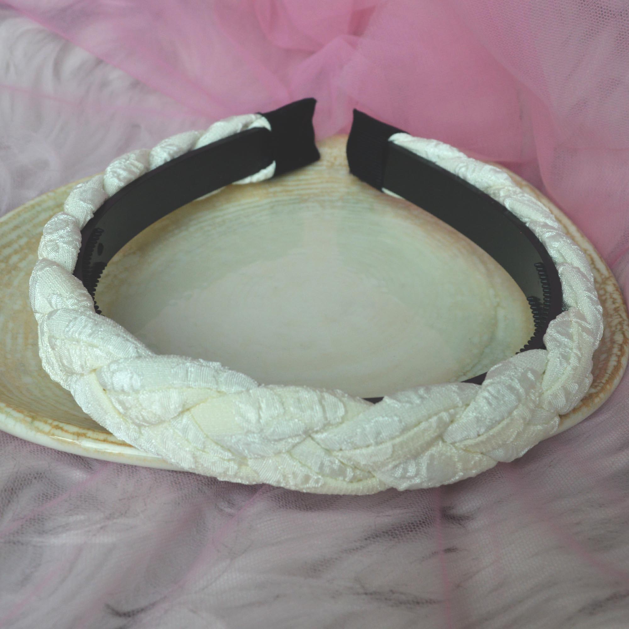 Jewels Of Nepal Braided Design Hair Band/ Hairband For Women - Image 4