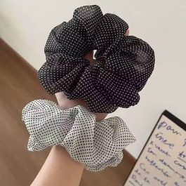 Jewels Of Nepal Satin Silk Hair Scrunchies For Women