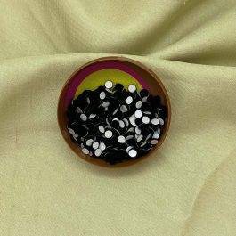 Jewels of Nepal Adhesive Velvet Tika/Bindi for Women- Size 00