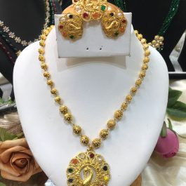 Jewels Of Nepal Gold Plated Necklace &Earrings And Ring Sets For Women