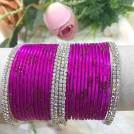 Jewels Of Nepal Stone Bangles / Metal Bangles For Women