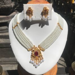 Jewels Of Nepal High Gold Plated Necklace & Pendant’s Sets For Women