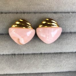 Jewels Of Nepal Gold/Tone Stainless Steel Earring For Women
