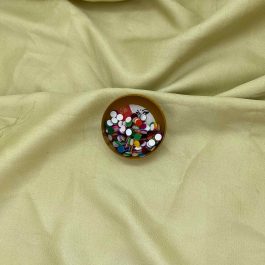 Jewels of Nepal Adhesive Velvet Tika/Bindi for Women - Size 0