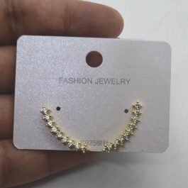 Jewels of Nepal S925 Lined Stone Studded Earrings for Women