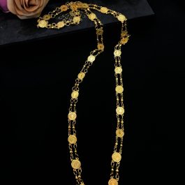 Jewels Of Nepal 18k Gold Plated Coin Mala For Women