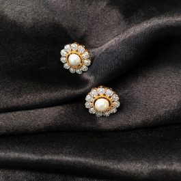 Jewels Of Nepal Australian Diamond Studs For Women