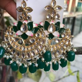 Jewels Of Nepal Kundan Jhumka For Women