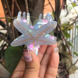 Jewels Of Nepal Starfish - Shaped Acrylic Hair Claw Clip For Women