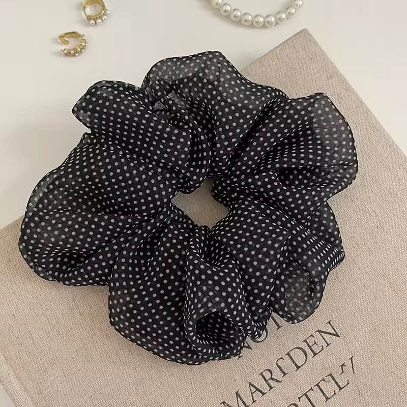 Jewels Of Nepal Satin Silk Hair Scrunchies For Women - Image 4