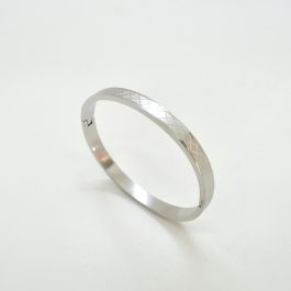 Jewels of Nepal Stainless Steel Bracelet (Lock Style) for Unisex