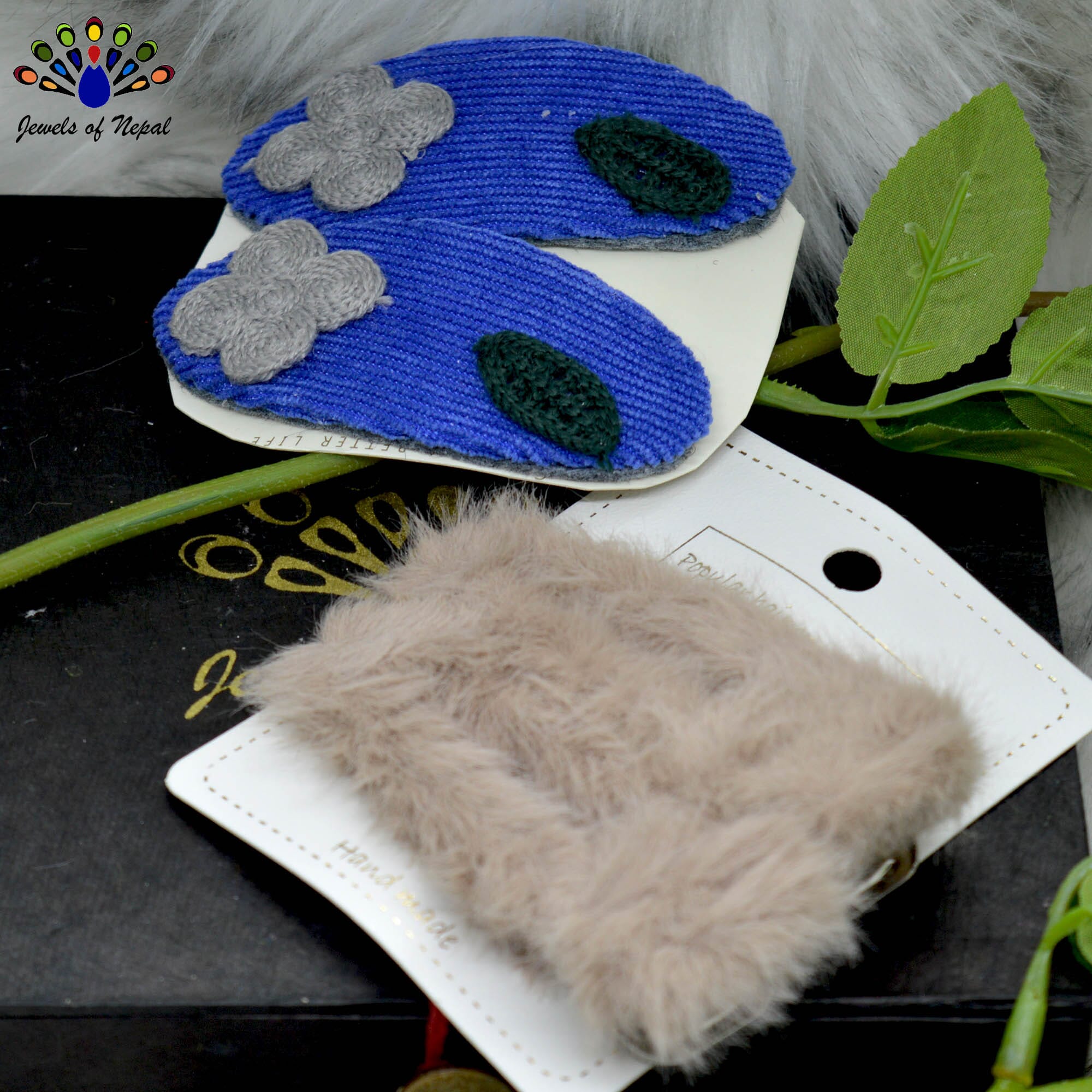 Jewels of Nepal- Combo of Teen Style Hair Clip Set For Women- 4 pcs - Image 11