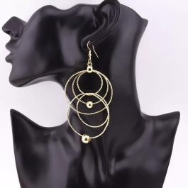 Lightweight Layered Loops Metallic Danglers