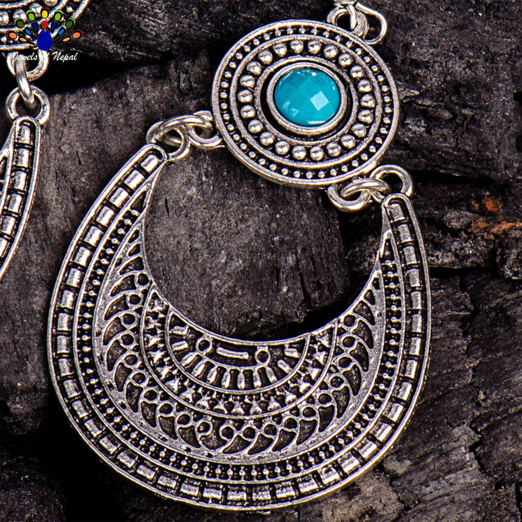 Silver/Golden Chandbali Drop Dangling Earrings For Women - Image 5