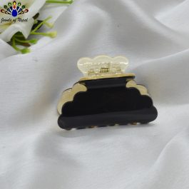 Jewels of Nepal Trendy Acrylic Resin Medium Sized Hair Claw Clip For Women