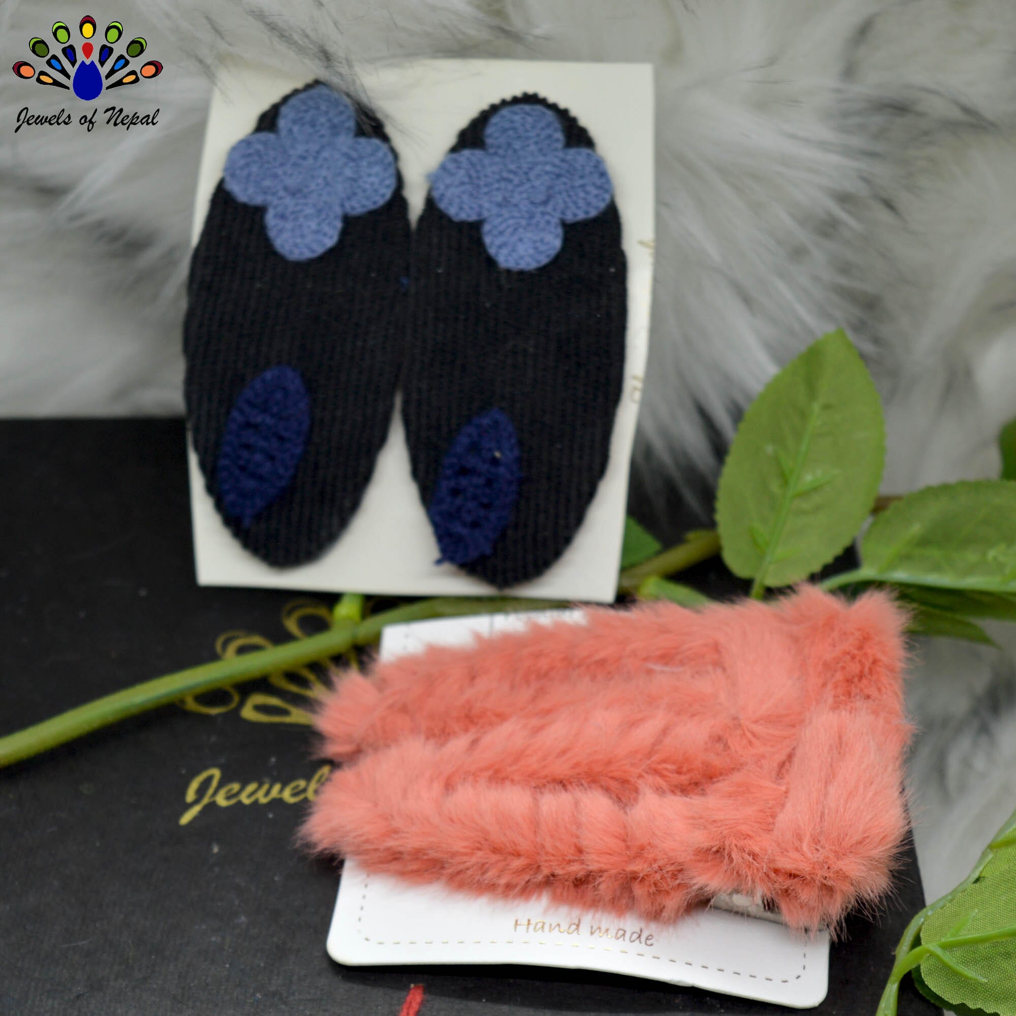 Jewels of Nepal- Combo of Teen Style Hair Clip Set For Women- 4 pcs - Image 22