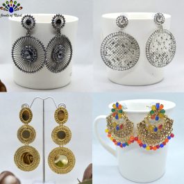 Combo of Casual & Party Style Earrings For Women- Bundle of 4 pairs